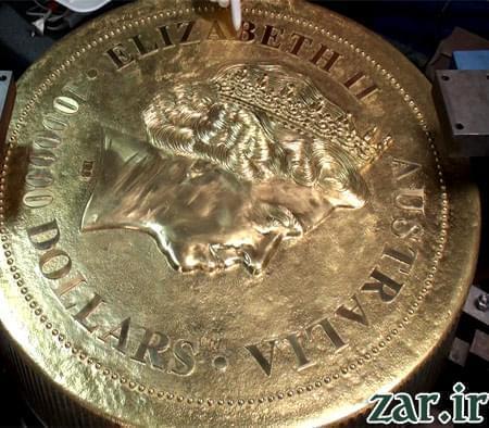 بزرگترین سکه طلای جهان