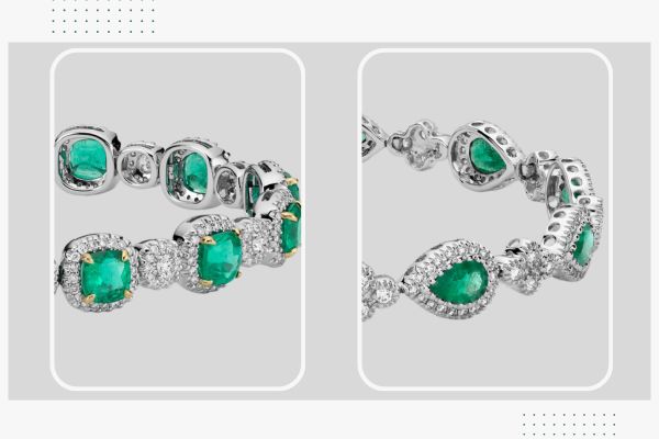 خرید و قیمت دستبند زمرد زنانه طلا و جواهر - سایت زر