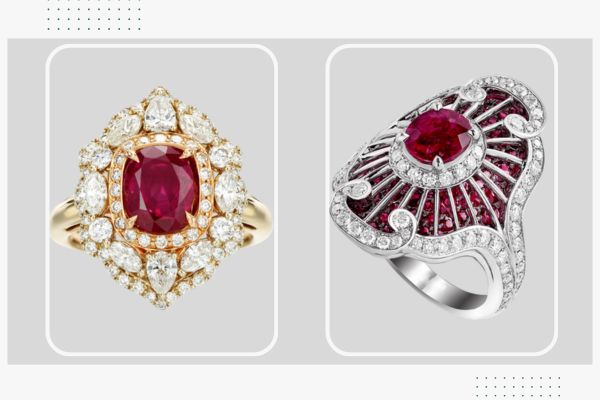 خرید و قیمت انگشتر یاقوت قرمز زنانه طلا و جواهر - سایت زر