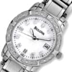 ساعت زنانه Bulova با الماس گرد مدل : 96R105