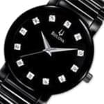 ساعت مردانه Bulova ستاره ای با الماس مدل : 98D001