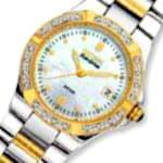 ساعت زنانه Bulova با الماس و مروارید مدل : EW0894 - 57D
