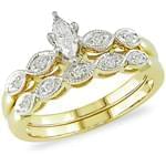 حلقه زنانه طلا زرد با نگین الماس مدل : RwDF1028