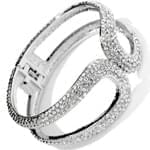 النگو طلا سفید با نگین الماس : مدل bgm1003