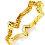 النگو طلا زرد با نگین یاقوت : مدل bgm1011