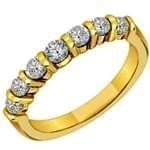 حلقه طلا زرد با نگین الماس: مدل sgf1050