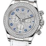 ساعت بند چرم با نگین الماس مدل: wdf1009