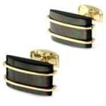 دکمه سر دست طلا زرد با نگین انیکس مدل :cdm1038   