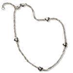 پابند طلا سفید مدل : adf1006