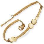 پابند طلا زرد مدل : adf1013