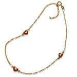 پابند طلا زرد مدل : adf1015