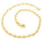 پابند طلا زرد مدل : adf1023