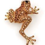 سنجاق سینه طلای زردبا نگین انیکس مدل: bdf1011