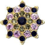 سنجاق سینه طلای زرد با نگین یاقوت مدل: bdf1035