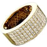 حلقه مردانه طلای زرد با نگین برلیان: مدل rdm1073