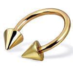 آویز ناف طلا زرد مدل: cgf1037