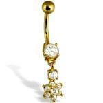 آویز طلا زرد با نگین الماس مدل: gdc1043