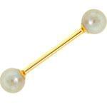 آویز ابرو طلا زرد با نگین مروارید مدل:egf1018