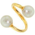 آویز ابرو طلا زرد با نگین مروارید مدل:egf1020