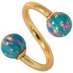 آویز ابرو طلا زرد با نگین توپاز مدل:egf1025