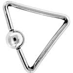 آویز ابرو طلا سفید  مدل:egf1030