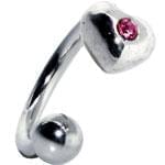 آویز ابرو طلا سفیدبا نگین تورمالین  مدل:egf1042