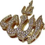 آویز طلا زرد با نگین الماس مدل:gr1003