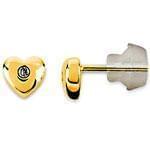 گوشواره طلا زرد با نگین الماس مدل:edf1084