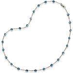 پابند طلا سفید با نگین توپاز مدل: adf1050