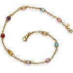 پابند طلا زرد با نگین سنگ مدل: adf1052