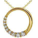 آویز طلا زرد با نگین الماس مدل:ndf1061