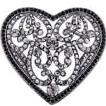 سنجاق سینه طلا سفید با نگین الماس مدل: bdf1068