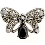 سنجاق سینه طلا سفید با نگین انیکس مدل: bdf1075