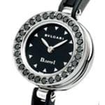  ساعت زنانه استیل با نگین الماس سیاه مدل: wdm1020 