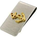 گیره پول طلا سفید مدل:gmc1030