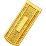 گیره پول طلا زرد مدل:gmc1052