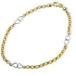 پابند طلا زرد مدل:adf1067 