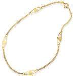 پابند طلا زرد مدل:adf1069