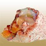 معرفی خصوصیات سنگ و کانی اوپال کریستالی Crystal Opql+ جدول 