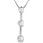 آویز طلا سفید با نگین الماس مدل: pdf1045 