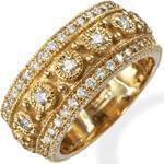 انگشتر الماس با طلای زرد مدل: ring2014