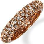 انگشتر برلیان با طلای رزگلد مدل: ring2022