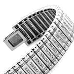 دستبند مردانه طلا سفید با نگین الماس مدل: bdm1044