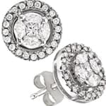 گوشواره الماس مدل: ebf2007