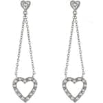 گوشواره الماس طرح قلب مدل: ebf2010