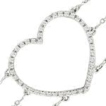 دستبند الماس طرح قلب مدل: brc2008