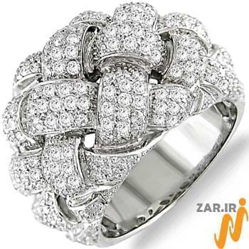 انگشتر الماس طرح گنبدی مدل: ring2006