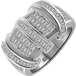 انگشتر مردانه پلاتین با نگین  الماس تراش برلیان مدل: platin2004