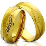 حلقه ست عروسی با نگین الماس تراش برلیان مدل: srd1127