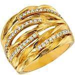 انگشتر جواهر زنانه الماس با طلای زرد مدل: ring2039